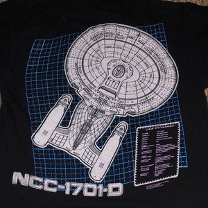 1993 Star Trek Next Generation Enterprise T-shirt